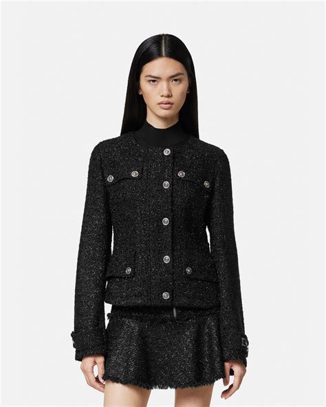 Women's Versace Tweed Jackets Sale 